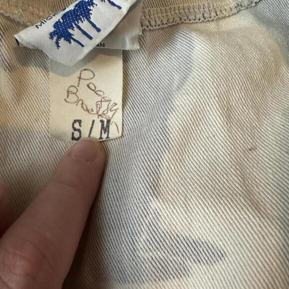 80s Michigan Rag Co. Bear & Moose all over print poncho jacket size S/M granola - Picture 5 of 7